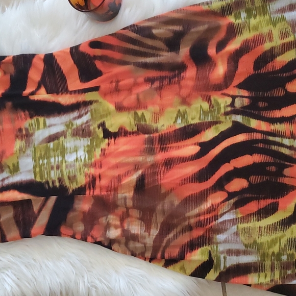 Orange and Black Dress - Picture 10 of 15